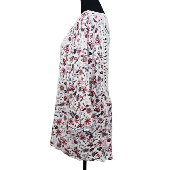 Torrid Open Front Crochet Knit Tunic Top 1X - Picture 4 of 10